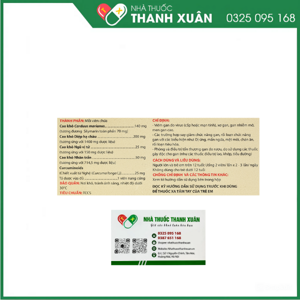 Silymax Complex trị viêm gan do virus, gan nhiễm mỡ